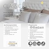 Seitenschläferkissen Bezug 40 x 145 cm Kissenbezug Stillkissenhülle 2er Set Sparpack | Jersey Qualität Kissenhülle mit Reißverschluss 100% Mako-Baumwolle | Classic Line aqua-textil 0010849 | dunkel-grau - 5