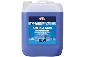 BECKER CHEMIE Kristall-Klar flüssig Glasreiniger, 1 x 5 Liter Kanister