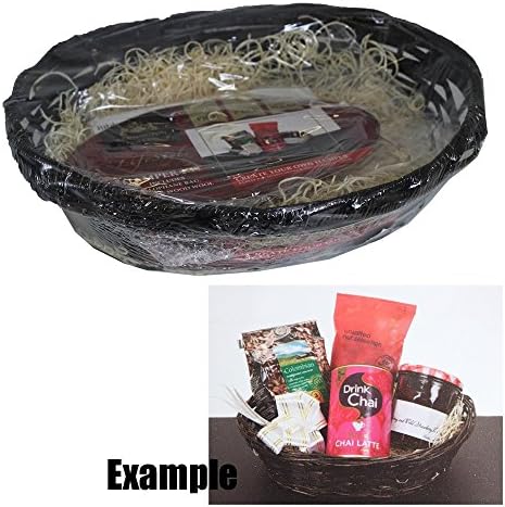 PMS 2ASST 30X22X08 OVAL MAKE YOUR OWN HAMPER W/WRAP+RIBBON.3