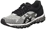 Material exterior Peso ligero Asics Gel-Quantum 360 Knit, Zapatillas de Entrenamiento para Mujer, (Black/White/Silver), 37 EU