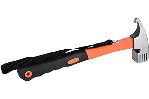 Zerone Acampar al Aire Enmarcando el Martillo Carpa Martillo Acampando Estaca de Cobre Mazo Enmarcando el Martillo(Naranja)