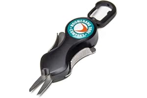 BOOMERANG TOOL COMPANY SNIP Fishing Line Cutters with Retractable Tether and Stainless Steel Blades that Cut Braid, Mono and Fluoro Lines Clean and Smooth!