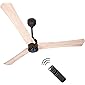 Atomberg Renesa+ 1200 mm BLDC Motor with Remote 3 Blade Ceiling Fan (Natural Oak Wood, Pack of 1)|Formerly Gorilla