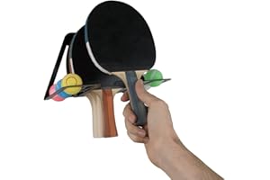 MEOLLO Support Mural Rangement pour Raquette de Tennis de Table (100% Acier)