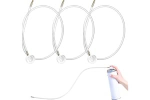 EUYKQNOI 3 pcs tubo aerosol Tubo Per Bomboletta Spray Da Prolunga ricambi aerosol Per Punta Di Spruzzo Per Ugello Di Spruzzatura Aerosol Per Una Facile Pulizia Della Bomboletta 60 Cm,Tubo di prolunga