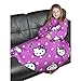 Childrens/Kids Girls Hello Kitty Sleeved Fleece Snuggle Blanket (90cm x 120cm) (Pink)