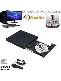 External USB 2.0 Slim MULTI CD DVD PLAYER READER DVD ROM+CD ROM Drive CD/DVD Copier for Netbook, Notebook, Desktop, Laptop,Macbook, Air Mac, Webook Plug and Play for Windows XP, Vista, Windows 7,8, 10 and Above Apple OSx
