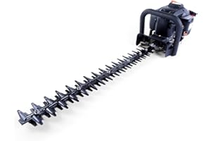 FUXTEC Cortasetos Gasolina FX-MH126, Longitud de Corte 550 mm, Motor de 2 Tiempos, 25,4cc, 1hp, Mango ergonómico, Corte Horizontal y Vertical, bajo Nivel de Ruido, Cuchillas de Seguridad