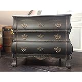 Petite commode hollandaise ou meuble d'appoint noir mat