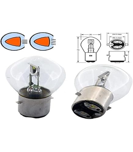 Motodak Lampe 6V 0,6W E10 - Leuchtmittel Für Fahrrad & Mehr