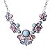 Produktbild Kette Schmuck Halskette Damen DAY.LIN Teardrop-Shaped Strass Bunte Schellfisch-Statement-Kette