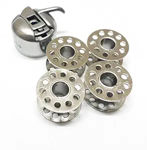 Trendz Handpicked Metal Sewing Machine Bobbins and Bobbin Outer for for Singer / Usha / Sapna / Merit / Brother / Rajesh