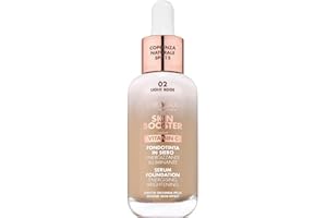 Deborah Milano - Skin Booster Fondotinta Coprente in Siero SPF 15, N.2 Light Beige, Energizzante e Illuminante, Con Vitamina C, Effetto Naturale, Uniforma l'Incarnato, 30 ml