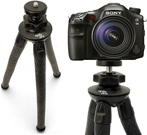 Optix Pro Large Ultra Flexible Tripod Stand with 360? Rotating Ballhead for Sony SLT, Alpha &amp; Cyber-shot Range DSLR SLR Cameras