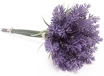 Artificial PVC Flowers Lavender Bouquet in Purple Artificial plant for Home Decor