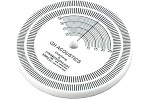 RuiJOTWAT LP Vinyl Record Turntable Phono Tachometer Calibration Strobe Disc Stroboscope Mat 33 45 RPM