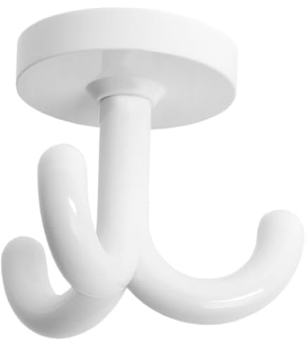 JUNKER 3-fach Drehhaken Schwarz Verchromt - Praktischer Unterbauhaken Für Garderobe & Schrank