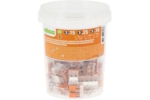 Wago Pot de 50 bornes de connexion automatique S221 2,3 et 5 entrées