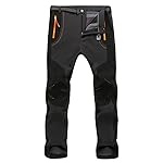 YiLianDa Pantaloni Funzionali Softshell Invernali da Uomo Slim Fit Impermeabili e Traspiranti per Trekking e Sport...