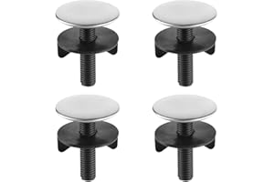 Bestgle 4 Pcs Copriforo Rubinetto in Acciaio Inox Copriforo, Cucina Tappo Lavabo a Prova di Perdite Tappo Copriforo Lavandino per Lavello da Cucina e da Bagno