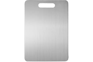 GÉNÉRIQUE Miro France MIROTECH -Planche À DÉCouper En Titane, Microtech - Planche À DÉCouper En Titane, Planches A Decouper En Titanes,100% Titanes Pur, Inrayable, Inoxydable Et ImpermÉAble (M)