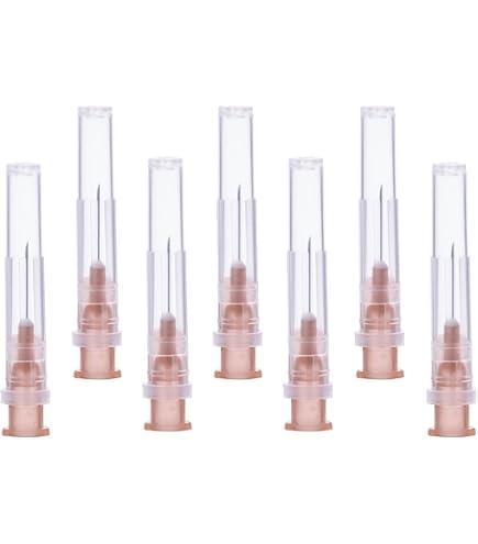 BENECREAT 16PCS Ago per Siringa Smussato con Punta in Acciaio