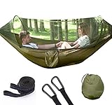 ✔SUPER LEICHTE: Die Rucksack-Hängematte kann für Camping, Reisen, Strand, Hof verwendet werden. Du wirst alles haben, was du brauchst für schnelles und einfaches Aufhängen.