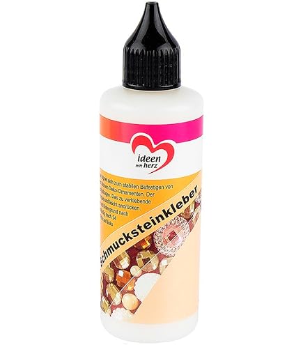 LIKFCBOND Sieradenlijm Extra Sterk, 120ML Sieradensteenlijm Transparent, con Schraper, Strasssteentjeslijm Nauwkeurig Lijmen Van Sieraden, Sierstenen