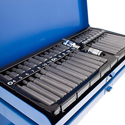 41 teiliger Bitsatz Vielzahn Torx Innen Inbus Nuss Nüsse Steck Werkzeug Bit Set - 5