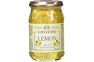 Chivers - Lemon Jelly Marmalade - Marmelade à la gelée de citron - Recette anglaise traditionnelle -340 Grammes