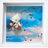 Hochzeitsgeschenk, Geschenk Brautpaar, individuell, personalisierbar mit Namen und Hochzeitsdatum, Geldgeschenk Hochzeit, Ja, Wortwolke, in Handarbeit angefertigtes Brautpaar, Hochzeit, optional mit Geldkuvert auf der Rückseite