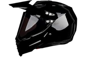 Woljay Casco da Moto Doppio Sport Casco da Fuoristrada Caschi da Motocross Sporco Bicicletta ATV UTV