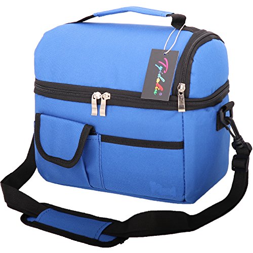 Tyidalin Grande Capacité Sac glacière Sac isotherme pour Famille de Voyage Barbecue Camping Pique-nique Repas Déjeuner - 8L