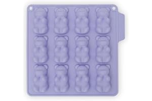 CÉCOA • Moule Silicone Mini Oursons 5 cm • 12 Cavités • Guimauve, Chocolat, Gâteau • Sans BPA • Anti-Adhésif • -40°C à +230°C • Moule Gâteau, DIY, Pâtisserie Maison, Bonbons, Enfants, Anniversaire