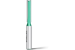 WOBLLMX Fresa de 8 mm, diámetro de 9 mm, longitud de trabajo de 30 mm, hoja de metal duro, manejable, duradera y afilada, para fresadora CNC para placa de densidad de madera maciza