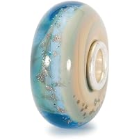 Trollbeads Charm Aus Glas TGLBE-30015 – Damen-Perle Für Armband, Meditation-Design