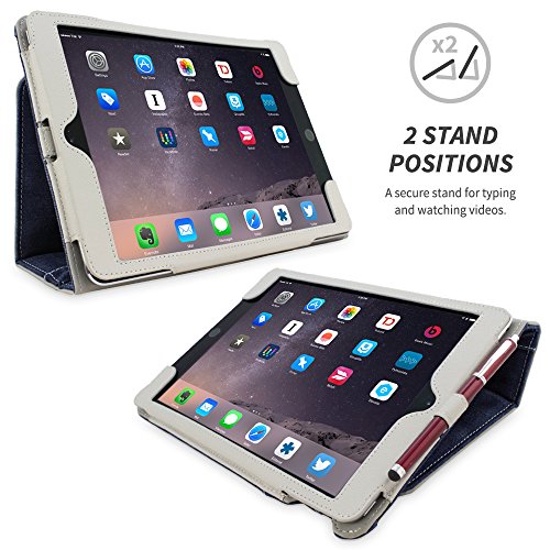 iPad Air 2 Hülle (Blau), Snugg – Smart Case mit lebenslanger Garantie + Sleep / Wake Funktion - 2