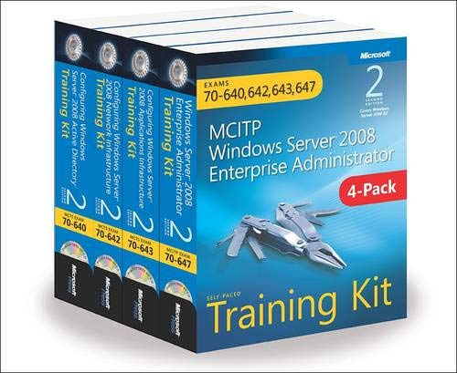 MCITP Windows Server 2008 Enterprise Administrator: Training Kit 4-Pack: Exams 70-640, 70-642,