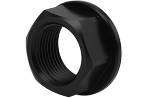Rippin Moto CNC Billet Rear Axle Collar Nut - Compatible with KTM & Husqvarna (Black)