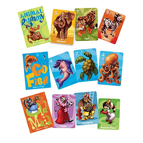 Melissa and Doug Deluxe Animal Card Games