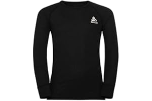 Odlo Unisex Children's BL Top Crew Neck Active Warm Eco Kids T-Shirt