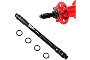 MUQZI Adaptateur QR de vélo 12/15 à 9 mm Adaptateur de moyeu de Roue Avant 100/135/142/148 mm à dégagement Rapide pour VTT et vélo de Route