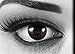 Produktbild Meralens schwarze black Circle Lenses Dolly Black mit Behälter mit Stärke -4,50 Big Eyes 14mm farbige dunkelbraune Kontaktlinsen