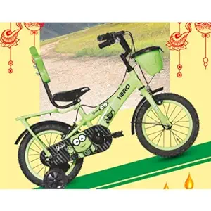 Hero Cycles Kids Dario 14T Steel Frame Bicycle (Green)