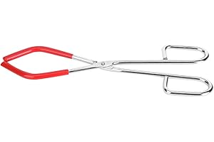 OKUYONIC Crucible Tong Crucible Forceps Clamp Beaker Corrosion Proof Pliers Teaching Instrument High Presision Laboratory Beaker Clip Tongs for Office Chemical Plants