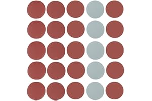 YWBL-WH 25 sztuk papieru ściernego krążki ścierne 125mm bloki papieru polerskiego P800 P1000 P1500 P2000 P3000 do szlifierek tarczowych, papier ścierny