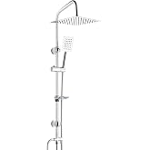 GENRE Inoxa Stainless Steel Rain Shower Set