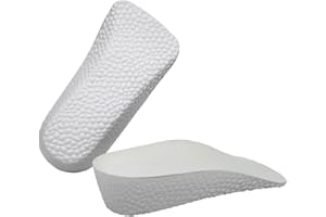 WOETWOAT Altezza Aumentando Tallone Solette, morbido e leggero Aumento di Altezza Solette per uomo e donna (White, 3.5CM)