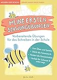 Lustige Schwungübungen - Übungsheft zur Stärkung der Feinmotorik und Konzentration: Vorbereitende Übungen für das Schreiben lernen für Kinder in der ... Übungen für Vorschule und Kindergarten by 