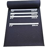 Homcom® Dartmatte Gummimatte Dartzubehör für Steeldart...